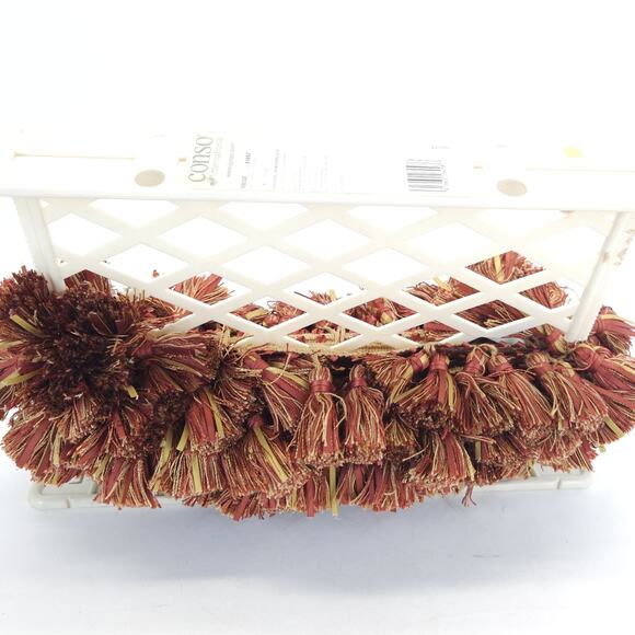 Vtg Conso Tassel Fringe Decorative Trim 3.5" Rust Sewing Drapery Upholstery 7yds - Picture 2 of 7